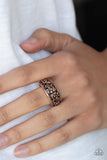 Breezy Blossoms - Copper Ring ~ Paparazzi Rings