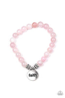 Faith It Till You Make - Pink Bracelet ~ Paparazzi Inspirational