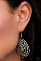 The Grate Beyond - Green Earring ~ Paparazzi Fashion Fix