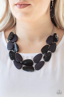 Colorfully Calming - Black Necklace ~ Paparazzi
