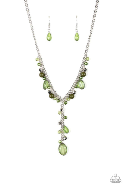 Crystal Couture - Green Necklace ~ Paparazzi