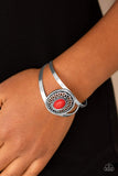 Deep In The Tumbleweeds - Red Cuff Bracelet ~ Paparazzi