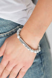 Fearless Faith - White Bracelet ~ Paparazzi Inspirational