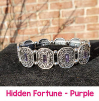 Hidden Fortune - Purple Bracelet ~ Paparazzi