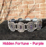 Hidden Fortune - Purple Bracelet ~ Paparazzi