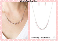 Stay Sparkly - Pink Necklace ~ Paparazzi