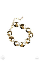 Fabulously Flashy - Brass Bracelet Paparazzi Fashion Fix