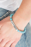 Fearless Faith - Blue Bracelet ~ Paparazzi Inspirational