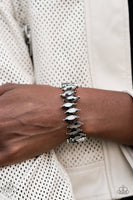 Fiercely Fragmented - Silver Bracelet ~ Paparazzi Fashion Fix
