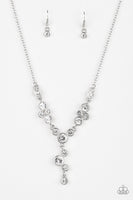 Five - Star Starlet White Necklace ~ Paparazzi Empower Me Pink