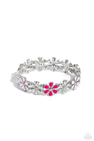Floral Fair - Pink Bracelet ❤️ Paparazzi