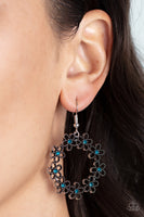 Floral Halos - Blue Earrings ❤️ Paparazzi