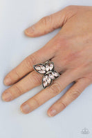 Fluttering Fashionista - Pink Ring ~ Paparazzi Rings