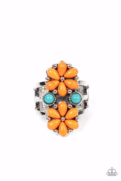 Fredonia Florist - Orange Ring ❤️ Paparazzi