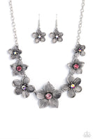 Free FLORAL - Pink Necklace ❤️ Paparazzi