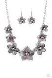 Free FLORAL - Pink Necklace ❤️ Paparazzi