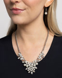 Fresh Facets - White Necklace ❤️ Paparazzi