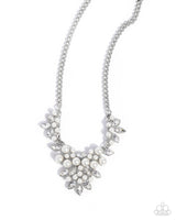 Fresh Facets - White Necklace ❤️ Paparazzi