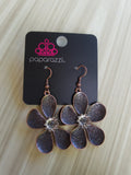 Fresh Florals - Copper Earrings ~ Paparazzi Fashion Fix