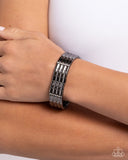 Glistening Getaway - Black Bracelet ❤️ Paparazzi