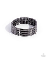 Glistening Getaway - Black Bracelet ❤️ Paparazzi
