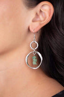 Good-Natured Spirit - Green Earrings ❤️ Paparazzi