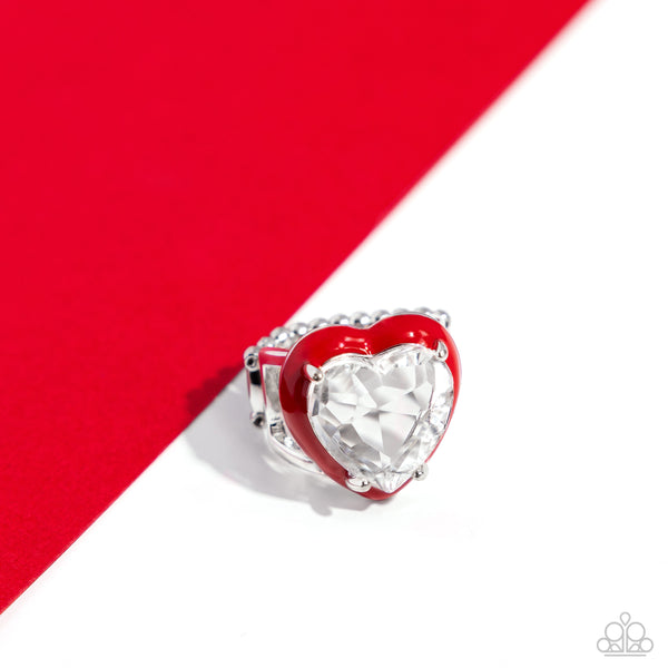 Hallmark Heart - Red Ring ❤️ Paparazzi