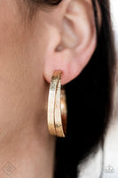 High-Class Shine - Gold Hoop Earrings ~ Paparazzi Fashion Fix
