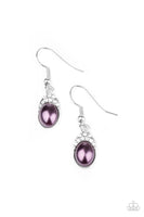 How Fancy - Purple Earrings ~ Paparazzi