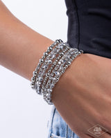 ICE Knowing You - Silver Bracelet ❤️ Paparazzi