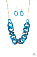 I Have A Haute Date - Blue Necklace ~ Paparazzi