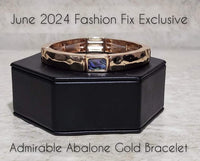 Admirable Abalone - Gold Bracelet - Paparazzi