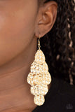 Instant Incandescence - Gold Earrings ❤️ Paparazzi