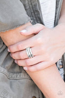 Just Go For Grit! - Silver Ring ~ Paparazzi Fashion Fix