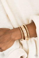 Layer It On Me - Gold Bracelets Paparazzi Fashion Fix