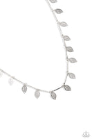 LEAF a Light On - Silver Necklace ❤️ Paparazzi