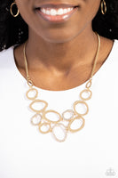 Limelight Lead - Gold Necklace ❤️ Paparazzzi