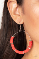 Loudly Layered - Red Earrings ❤️ Paparazzi