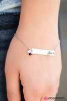 Love Can Build A Bridge - Purple Bracelet ~ Paparazzi Bracelets