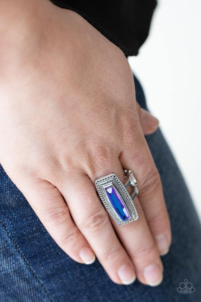 Luminary Luster - Blue Ring Paparazzi Rings