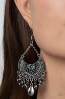 Lunar Allure - Green Earrings ❤️ Paparazzi