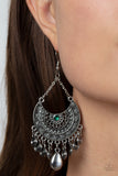 Lunar Allure - Green Earrings ❤️ Paparazzi