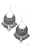 Lunar Allure - Green Earrings ❤️ Paparazzi