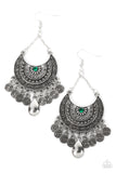 Lunar Allure - Green Earrings ❤️ Paparazzi