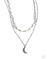 Lunar Lucidity - White Necklace ❤️ Paparazzi