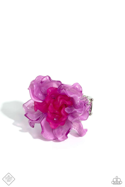 Lush Lotus - Pink Ring ❤️ Paparazzi