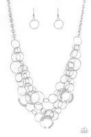 Main Street Mechanics - Silver Necklace ❤️ Paparazzi