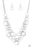 Main Street Mechanics - Silver Necklace ❤️ Paparazzi