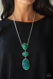 Making An Impact - Green Necklace ~ Paparazzi