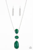 Making An Impact - Green Necklace ~ Paparazzi